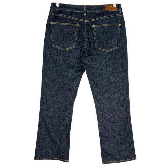 MOS MOSH Women's Stretch Straight Leg 5-Pocket Mid Rise Blue Denim Jeans Size 32 - Picture 2 of 11